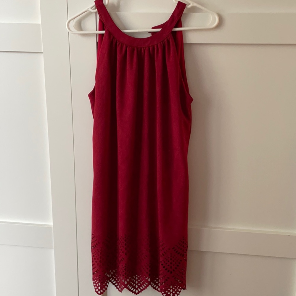 Cute halter neck holiday? Valentine’s? Dress
